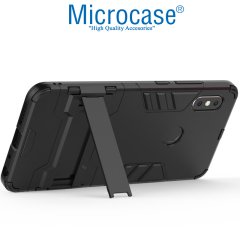 Xiaomi Redmi Note 5 Alfa Serisi Armor Standlı Kılıf + CAM