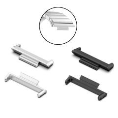 Microcase Oppo Watch Free 18 mm Çevirici Metal Kordon Kayış Adaptörü Set - AL3145