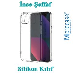 Microcase iPhone 13 0.2 mm Ultra İnce Soft Silikon Kılıf - Şeffaf