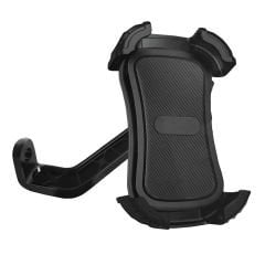 Microcase 360 Derece Döner Bisiklet Scooter Motor Aynadan Telefon Tutucu AL4576 Siyah