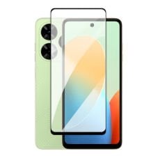 Microcase Tecno Spark Go 2024 Tam Kaplayan Çerçeveli Tempered Ekran Koruyucu -AL3276