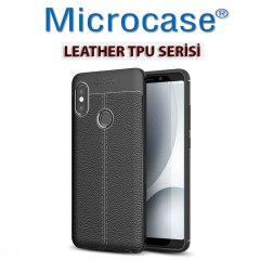 Microcase Xiaomi Redmi Note 5 Leather Tpu Silikon Kılıf + CAM