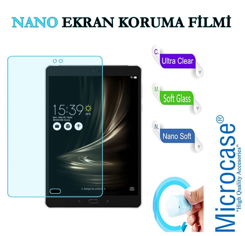 Microcase Asus ZenPad 3S 10 Z500KL 9.7 inch Nano Esnek Ekran Koruma Filmi