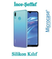 Microcase Huawei Y7 2019 0.2 mm İnce Soft Silikon Kılıf - Şeffaf