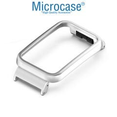 Microcase Xiaomi Band 7 Pro Kordon Kayış Adaptörlü Metal Çerçeve Kılıf - AL3146