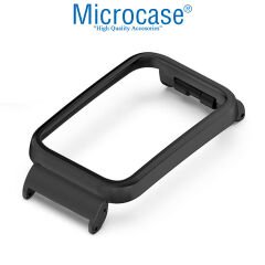 Microcase Xiaomi Band 7 Pro Kordon Kayış Adaptörlü Metal Çerçeve Kılıf - AL3146