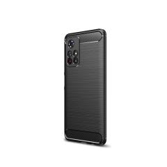 Microcase Xiaomi Redmi Note 11 Brushed Silikon Kılıf - Siyah