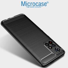 Microcase Xiaomi Redmi Note 11 Brushed Silikon Kılıf - Siyah