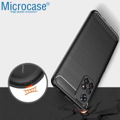 Microcase Xiaomi Redmi Note 11 Brushed Silikon Kılıf - Siyah