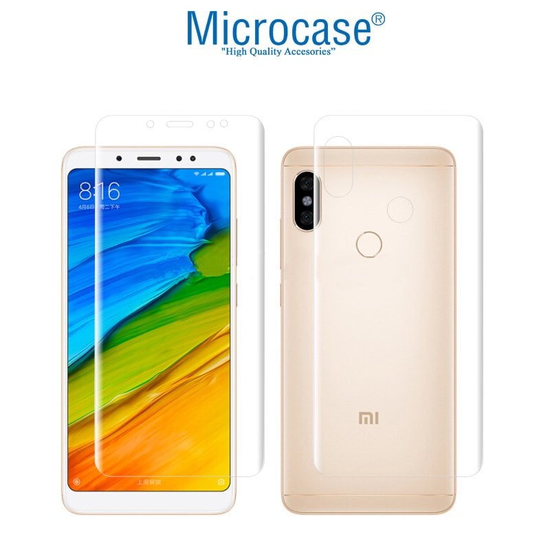 Microcase Xiaomi Redmi Note 5 Full Ön Arka Kaplama Koruma Filmi