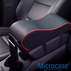 Microcase Oto Kolçak Telefon Tutuculu Kol Dayama Minderi Siyah - AL2987