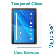 Microcase Lenovo TAB M10 X505F 10.1 4G LTE Tablet  ZA490043TR Tempered Glass Cam Koruma