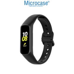 Microcase Samsung Galaxy Watch Fit 2 için Koruma Silikonlu Kayış - KY36