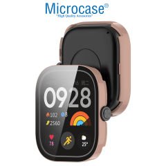 Microcase Xiaomi Redmi Watch 4   Ekran Korumalı Sert Rubber Kılıf - AL3173