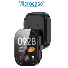 Microcase Xiaomi Redmi Watch 4   Ekran Korumalı Sert Rubber Kılıf - AL3173