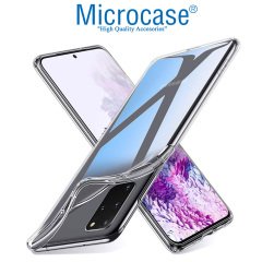 Microcase Samsung Galaxy S20 Plus 0.2 mm Ultra İnce Soft Silikon Kılıf - Şeffaf
