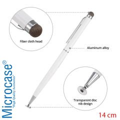 Microcase Universal Telefon Tablet iPad 2in1 Disk Uçlu Stylus Pen Dokunmatik Kalem - AL3467