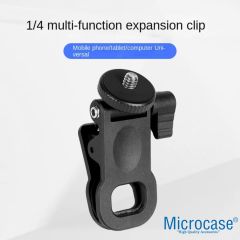 Microcase Çok Amaçlı Kıskaçlı 1/4 Vida başlıklı Tutucu Oval Tasarım Başlık - AL5001