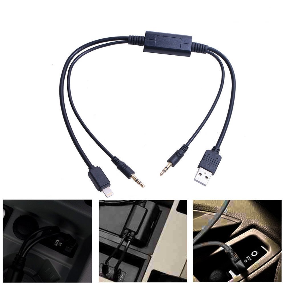 iPhone İçin Range Rover BMW Mini 3.5mm Aux ve Şarj Araç Kiti