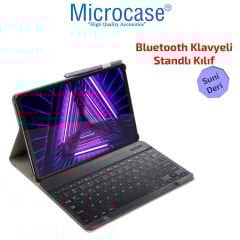 Microcase Lenovo Tab M10 TB-X306F 10.1 Tablet Bluetooth Klavyeli Standlı Kılıf - BKK1