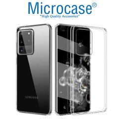 Microcase Samsung Galaxy S20 Ultra 0.2 mm Ultra İnce Soft Silikon Kılıf - Şeffaf