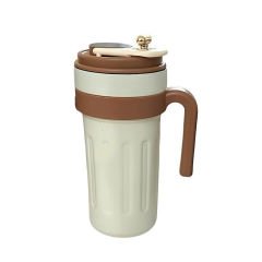 Microcase 304 Paslanmaz Çelik 700 Ml Kulplu Derece Göstergeli Termos Bardak Mug - AL5023