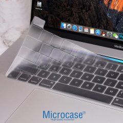 Macbook Pro 13 M1 Chip A2338 Silikon Klavye EU Türkçe - Şeffaf