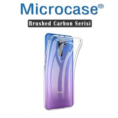 MicrocaseXiaomi Redmi 9 0.2 mm İnce Soft Silikon Kılıf - Şeffaf + Tempered Glass Cam Koruma