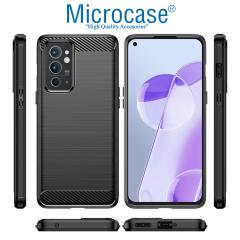 Microcase OnePlus 9RT 5G Brushed Silikon Kılıf - Siyah