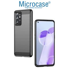 Microcase OnePlus 9RT 5G Brushed Silikon Kılıf - Siyah