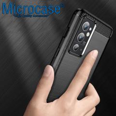 Microcase OnePlus 9RT 5G Brushed Silikon Kılıf - Siyah