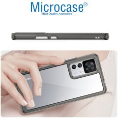 Microcase Xiaomi Redmi K50 Ultra/Xiaomi 12T/12T Pro Shield Serisi Darbeye Dayanıklı Köşe Korumalı Yarı Esnek Plastik TPU Kılıf - AL8100