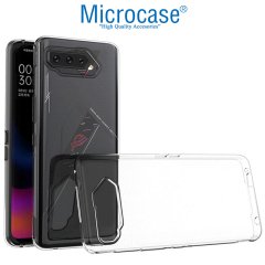 Microcase Asus Rog Phone 5 Ultimate 0.2 mm Ultra İnce Soft Silikon Kılıf - Şeffaf