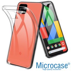 Microcase Google Pixel 4 0.2 mm Ultra İnce Soft Silikon Kılıf - Şeffaf