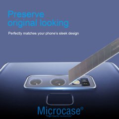 Microcase Samsung Galaxy Note 9 Arka Kamera Nano Glass TPU Koruma