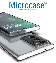 Microcase Samsung Galaxy Note 20  0.2 mm İnce Soft Silikon Kılıf - Şeffaf