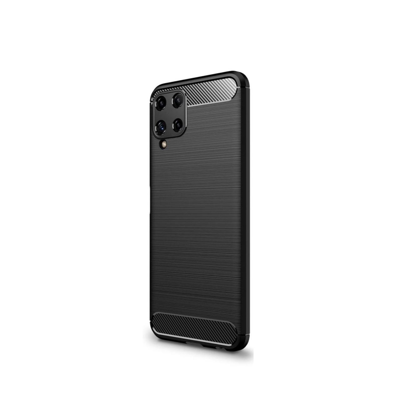 Microcase Samsung Galaxy A22 Brushed Silikon Kılıf - Siyah