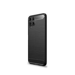 Microcase Samsung Galaxy A22 Brushed Silikon Kılıf - Siyah