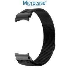 Microcase Samsung Galaxy Watch 4 40 mm / 44 mm için Mıknatıslı Metal Kordon Kayış - KY37