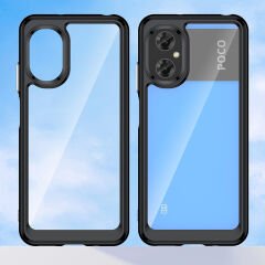 Microcase Xiaomi Redmi Note 11R / Poco M4 5G Shield Serisi Darbeye Dayanıklı Köşe Korumalı Yarı Esnek Plastik TPU Kılıf - AL8100