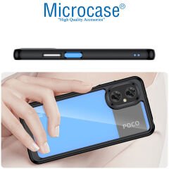 Microcase Xiaomi Redmi Note 11R / Poco M4 5G Shield Serisi Darbeye Dayanıklı Köşe Korumalı Yarı Esnek Plastik TPU Kılıf - AL8100