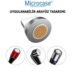 Microcase 7 Pin Yuvalı  Manyetik  Şarj Kablo Başlığı Lightning  Uç-AL4769