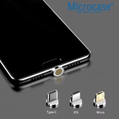 Microcase 7 Pin Yuvalı  Manyetik  Şarj Kablo Başlığı Lightning  Uç-AL4769