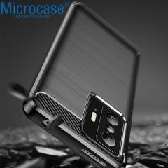 Microcase Xiaomi 11T Brushed Silikon Kılıf - Siyah