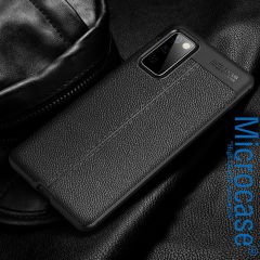 Microcase Samsung Galaxy S20 FE Fan Edition Leather Tpu Silikon Kılıf - Siyah