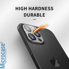 Microcase iPhone 11 Pro 3D Kamera Camı Lens Koruyucu Glass Şeffaf Night DELUX version