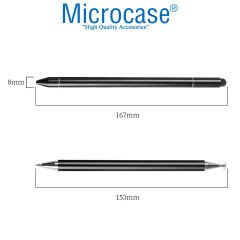 Microcase Universal Telefon Tablet iPad 3in1 Tükenmez ve Disk Uçlu Stylus Pen Dokunmatik Kalem - AL3468