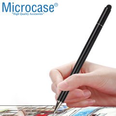 Microcase Universal Telefon Tablet iPad 3in1 Tükenmez ve Disk Uçlu Stylus Pen Dokunmatik Kalem - AL3468