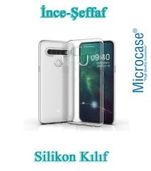 Microcase Lg K41S - K51S İnce 0.2 mm Soft Silikon Kılıf - Şeffaf