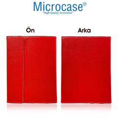 Microcase Huawei Matepad 11 Sleeve Serisi Mıknatıs Kapaklı Standlı Kılıf - Kırmızı